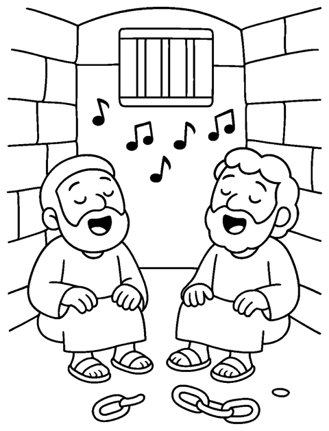 Paul and Silas in Prison