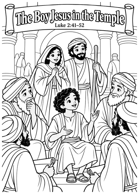 The Boy Jesus in the Temple