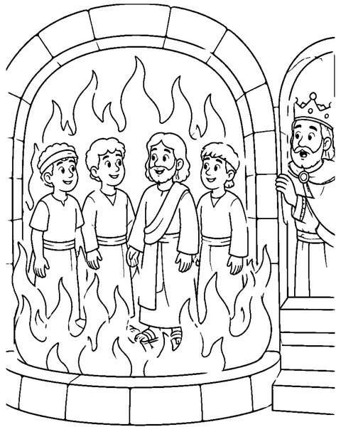 The Three Friends in the Fiery Furnace