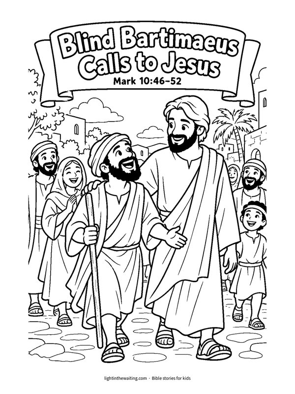 Blind Bartimaeus Calls to Jesus