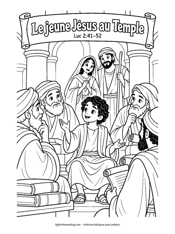 Le jeune Jésus au Temple